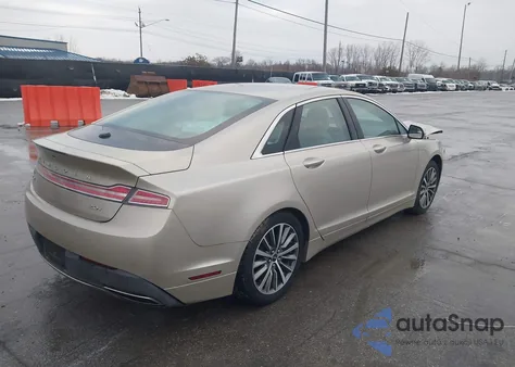 2017 Lincoln Mkz Premiere из США, поврежденный, VIN 3LN6L5A98HR610585